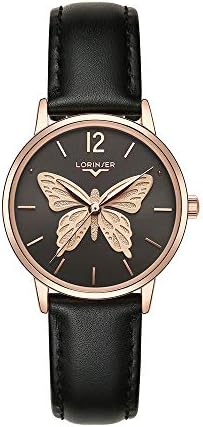 SICKALB Women's Watch Three-Dimensional Embossed Butterfly Watch Waterproof Fashion Quartz Women's Watch SM-19007