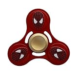 Zip Spinners- Spiderman Toy Metal Fidget Spinner with Ultra Speed Deep Groove Bearings- Autism Toys Best Boredom Reducer for Kids & Adults (Spider-man)