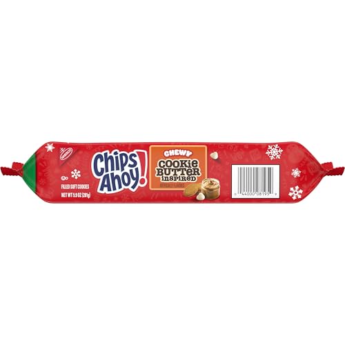 CHIPS AHOY! CHEWY COOKIE BUTTER-INSPIRED COOKIES, LIMITED EDITION HOLIDAY TREATS, 9.9 OZ