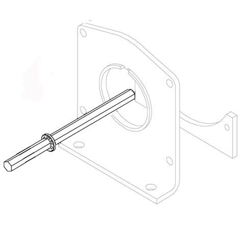 Nachman Drive Shaft For 6212002 Winch Ac-12002N