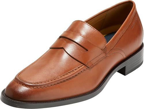 Cole Haan Men's Hawthorne Penny Loafer, British Tan, 9 Medium
