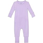 HUGH & HONEY SnugFlex™ Romper, Bamboo Viscose, Baby and Toddler Pajamas, No Zip with Convertible Hands and Feet Coverage