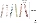 Nail Files 120 240 Grit for Poly Nail Extension Gel Acrylic Nails Files Double Sided Colorful Washable Professional Nail File Set Manicure Tools (12 PACK, 6 Cute Girly Designs) by JPACO