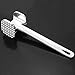 Meat Tenderizer Mallet, Heavy Duty Food Hammer Mallet Tool Two Sides Chicken Pounder for Beef Pork,Aluminum alloy by OUZIFISH