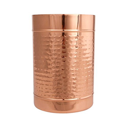 Copper Double Wall Wine Cooler â€“ Insulated Cooler Ice Bucket â€“ Champagne Bucket or Wine Chiller Bottle Cooler