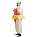 TOLOCO Inflatable Costume for Kid, Inflatable Alien Costume Kids, Alien Holding Person Costume, Halloween Blow up Costume (Women)