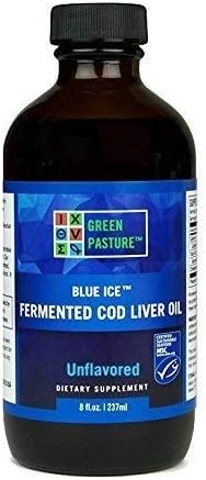 Green Pasture Blue Ice Fermented Cod Liver Oil Unflavoured Liquid
