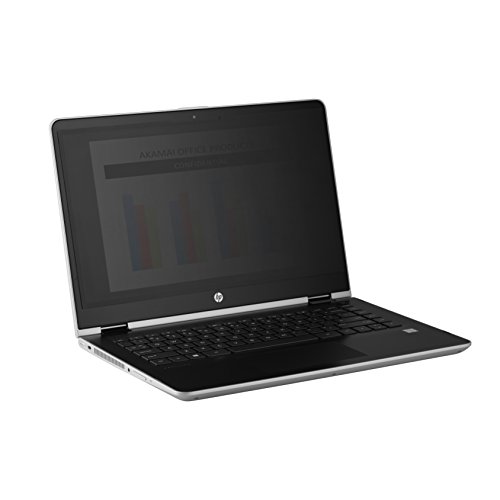 Akamai Office Products Privacy Screen Filter Laptops Anti Glare (13.3 inch Widescreen (16:9), Edge to Edge Glass Removable)
