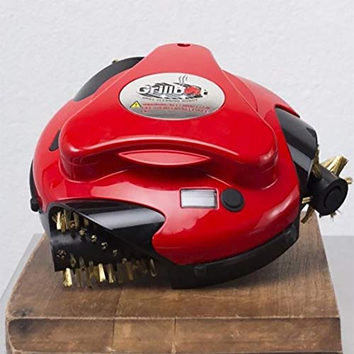 Grillbot Automatic Grill Cleaning Robot with Brass Brushes - BBQ Grill Cleaner - Grill Brush - Grill Scraper - BBQ Accessories - Red - Thumbnail 2