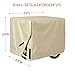 Porch Shield Waterproof Universal Generator Cover 32 x 24 x 24 inch, for Most Generators 5000-10000 Watt, Light Tan