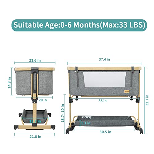 AMKE 3 in 1 Baby Sleeper for Baby,Baby Cradle with