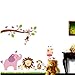Nursery Wall Sticker Decals for Boys and Girls Children's Wall D¨¦cor Art Sticker Zoo Wall Decals