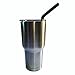 DeLa'Casa Spill-Proof BPA-Free 30-Ounce Tumbler Replacement Lid and 6 Reusable Silicone Drinking Straw with Cleaning Brush