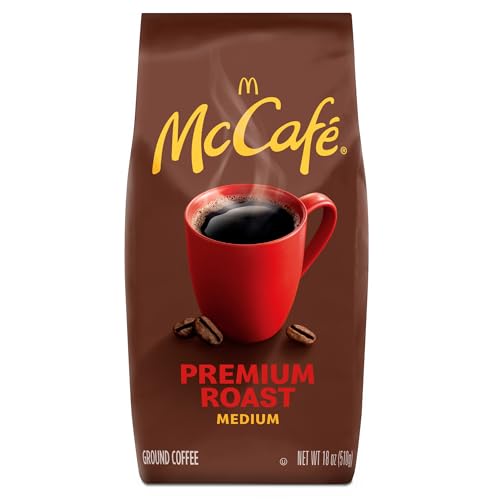 MCCAFE PREMIUM ROAST, GROUND COFFEE, MEDIUM ROAST, BAGGED, 18OZ.