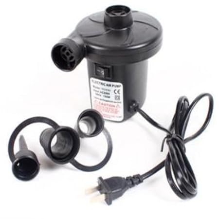 AndAlso Ac Electrical Air Pump, Quickly Inflates & Deflates All Large Volume Inflatables, voltage AC 230