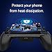 Melo-bell Mobile Game Controller Mobile Controller Gamepad with Cooling Fan and Mobile Phone Holder for 4-6.5 inch Android iOS Phone Accessoriesthumb 3