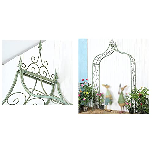 Rosenbogen aus Metall| 8,2 Fuß (250 cm) Hoch X 4,29 Fuß (131 cm) Breit, Leicht zu Montieren | Geeignet Zum Klettern von… – Bild 4