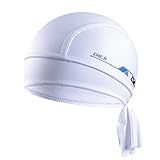 Uriah Cycling Cap Breathable Head Wrap Pure White