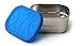 ECOlunchbox Splash Pod – 8?oz Leak?Proof Stainless Steel Snack Container with Seaweed-Embossed Silicone Lid – Plastic?Free, Non?Toxic, Nesting, Dishwasher & Oven Safe