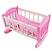 Prettyia Princess Cradle Bed Furniture for 9-11inch Reborn Girl Baby Doll Kids Pretend Play Toy Birthday Gift
