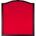 Trademark Games Dart Backboard - Wood Frame and Felt Wall Protector and Board Surround for Amateur and Intermediate Players (Black and Red)