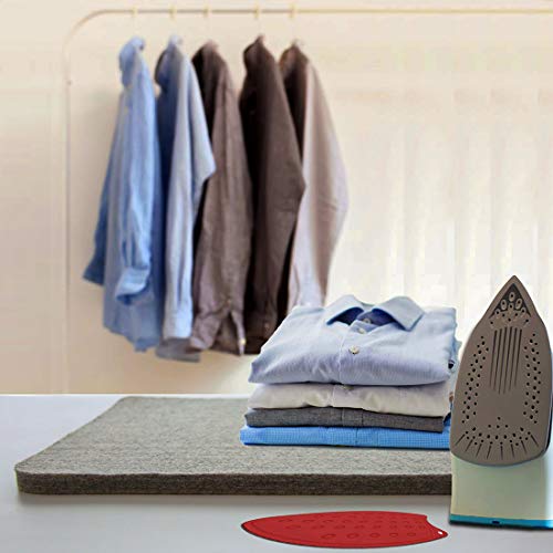 ZOMONETI Wool Ironing Mat 17" x 13.5", 100% New Zealand Wool, Ironing Mat for Quilt, Sewing, Quilting Supplies and Accessories