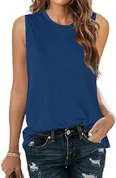 Womens Tank Tops Summer T Shirts Sleeveless Casual