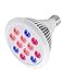 LED Grow Light Bulb, Grow Lights for Indoor Plants Hydroponic Garden Greenhouse Light 12W E27 3 Bands by AEJSLOK