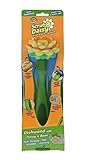 Scrub Daddy – Scrub Daisy Dishwand System - Scratch Free and Odor Resistant Head with Soap-Dispensing Wand and Self-Draining Base - The Daisy Multi-Purpose Scrubber