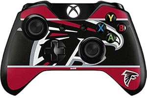 Skinit Decal Gaming Skin Compatible with Xbox One Controller - Officially Licensed NFL Atlanta Falcons Zone Block Design