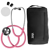 Vive Precision Stethoscope Bell with Case, Accessories - Dual Head Diaphragm Bell, Holder for Cardiac Doctors, Cardiology Nurses, Veterinary, Pediatrics, Blood Pressure Device for Medical, Vet Student