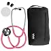 Vive Precision Stethoscope Bell with Case, Accessories - Dual Head Diaphragm Bell, Holder for Cardiac Doctors, Cardiology Nurses, Veterinary, Pediatrics, Blood Pressure Device for Medical, Vet Student