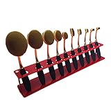 ABCÂ® 10 PCS Brush Storange PlaceOrganizer Clear Acrylic 10 Lattices Cosmetic Display Shelf