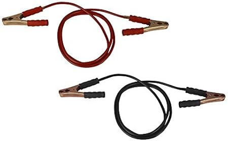 Amazon バイクパーツセンター ブースターケーブル 赤 黒 2m 12v車用 ブースターケーブル 車 バイク