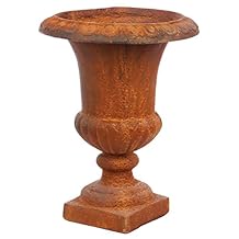 Skalny - Urna Redonda de Cemento y Fibra de Vidrio, 13.75