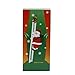 Sundlight Electric Santa Claus Climbing Ladder Doll Decoration Plush Doll Toy for Party Home Door Wall Decoration