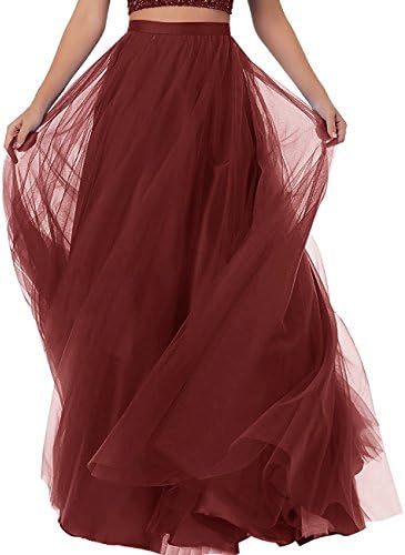 Duraplast Women's Prom Long Skirt Plus Size Tutu Skirt Formal