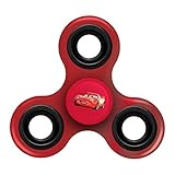 FOCO Disney Cars Diztracto Spinnerz Three Way Set-McQueen Spinner Toy, Red, 3
