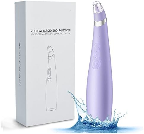 Pore Vacuum Blackhead Remover Vacuum Suction,BOJECHER 2018 Updated Electronic Facial Pore Cleanner Device Microdermabrasion Machine Comedone Extractor Removal Tool Firming Skin For Acne(Purple)