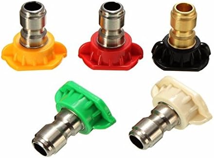 Pressure Washer Sprayer Nozzle Tip Replacement for Simpson Megashot 4000 &amp; 4200 PSI, Model # PS4033 &amp; PS4240H, 446991, 462798, 60646, 60456 Size 4.0 or 040 Set of 5 Tips Design by TK LARIS