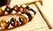 Fashion Handcraft Tiger Eye Gem Beads Strand Bracelets Tibetan Buddhist Prayer Mala Bracelet for Women or Man with Free Bag-0823