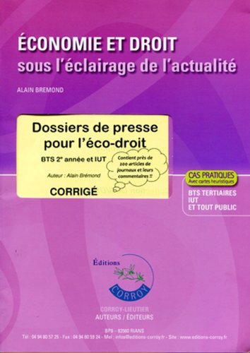 Économie et droit sous l'éclairage de l'actualité