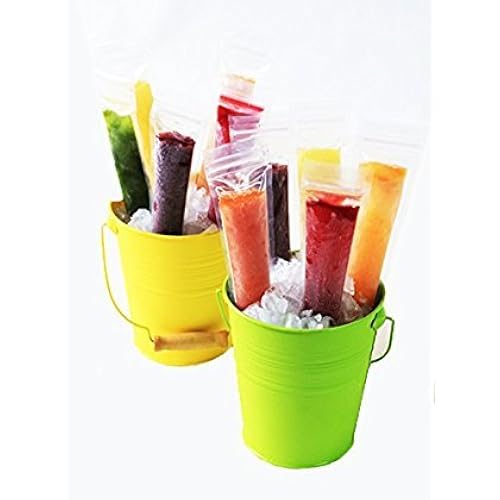 Zipzicle 18 Recyclable Ice Popsicle Mold Bags BPA free Freezer
