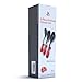 Kitchen Cooking Utensils with Built-in Stand Starter Set, Set of 3, Red and 121 Cooking Secrets Ebook