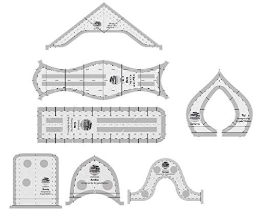 7 Rulers by Angela Walters - Taj, Elvira, Chevy, Squiggy, Shorty, Slim, Archie