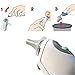 Jungles 20 Pcs Lens Filters Covers for Braun Thermoscan - Ear Thermometer Lens Covers Gift for MOM - 100 Recyclable Replacement Probe Cover for Thermoscan Use