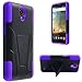 ZTE Sonata 3 Phone Case ZTE Avid Plus Phone Case [ Storm Buy ] Premium Hard & Soft Sturdy Durable Shockproof Shell Protective [ Anti Scratch ] Cover with Built in Kickstand (Fusion Purple)