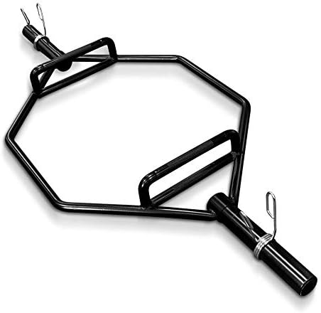 SELEWARE Olympic Hex Trap Bar – 1000lb Capacity, Deadlift & Shrug Bar For Home Gym