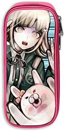 Blackpencilcase Danganronpa Homecube Pencil Case Big Pencil Bag Makeup Pen Pouch Durable Students Stationery with Double Zipper Pen Holder for School/Office