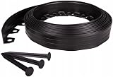 Cost Wise Midnight Black Lawn Edging 20 m Pack with 30 Pegs 40 mm High view 2